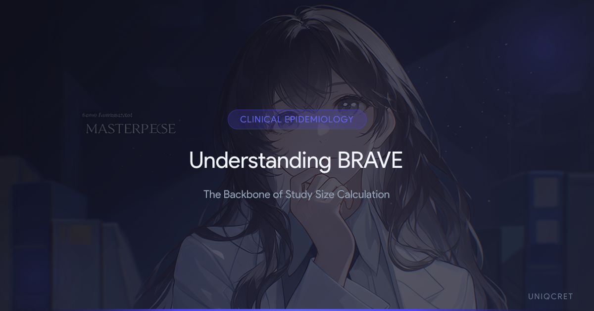 BRAVE: The Backbone of Sample Size Calculation
